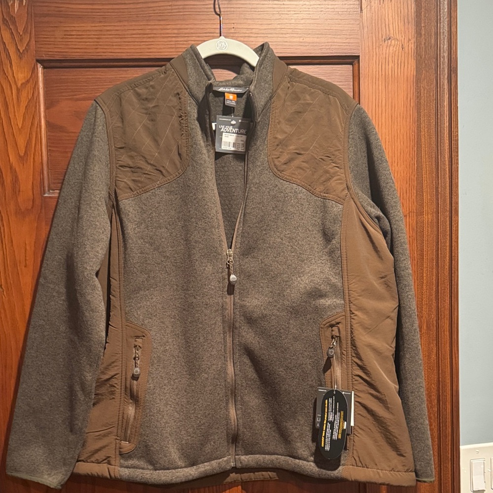 Eddie Bauer NWT Women’s 2XL Brown Lightweight Jacket